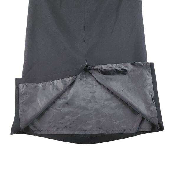 Navy Blue Skirt Womens 14P Petite XL Long Straight Business Vent Extension - Picture 8 of 13